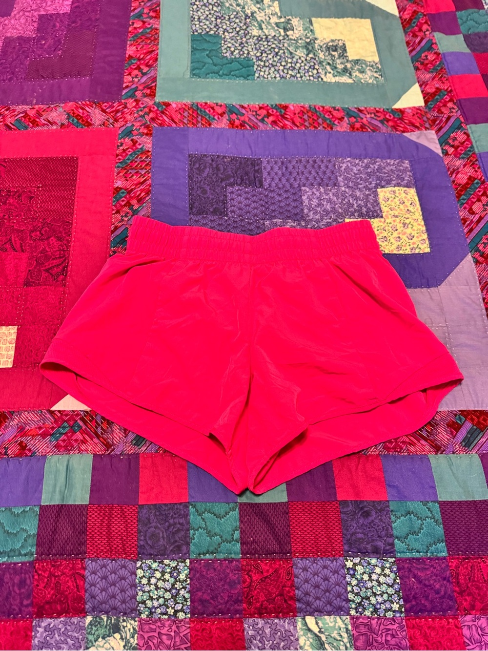Kid’s Hot Pink Elastic Waist Shorts